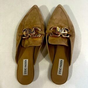 Steve Madden Women’s Suede Embellished Mules
